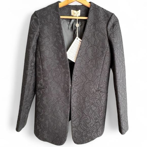Toy G Jackets & Blazers - New Toy G Italy Black Lace Jacket Tailored Blazer Size 6‎ US $406